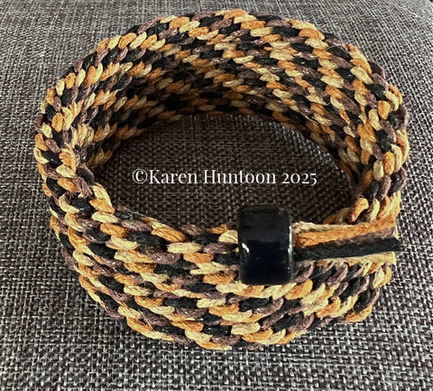 "**It's A Wrap Bracelet Kit - Caramel, Khaki, Chocolate & Black"