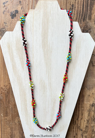 Clusters of Fun Kumihimo Necklace Kit - Brights