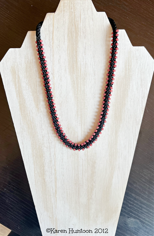 Edge Bead Necklace Kit - Black